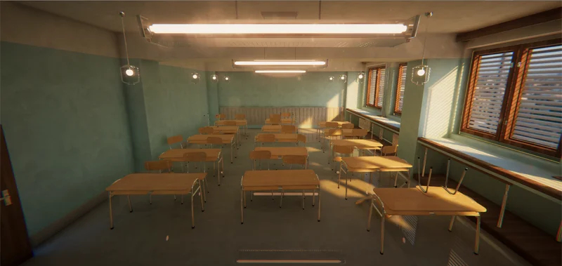 ClassRoom 场景 — AO 关闭