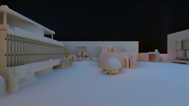 SSGi 效果展示 - Clay 材质